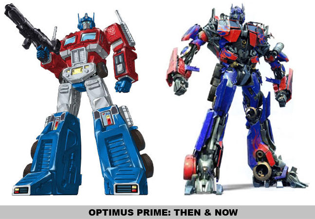 Optimus Prime: Then & Now