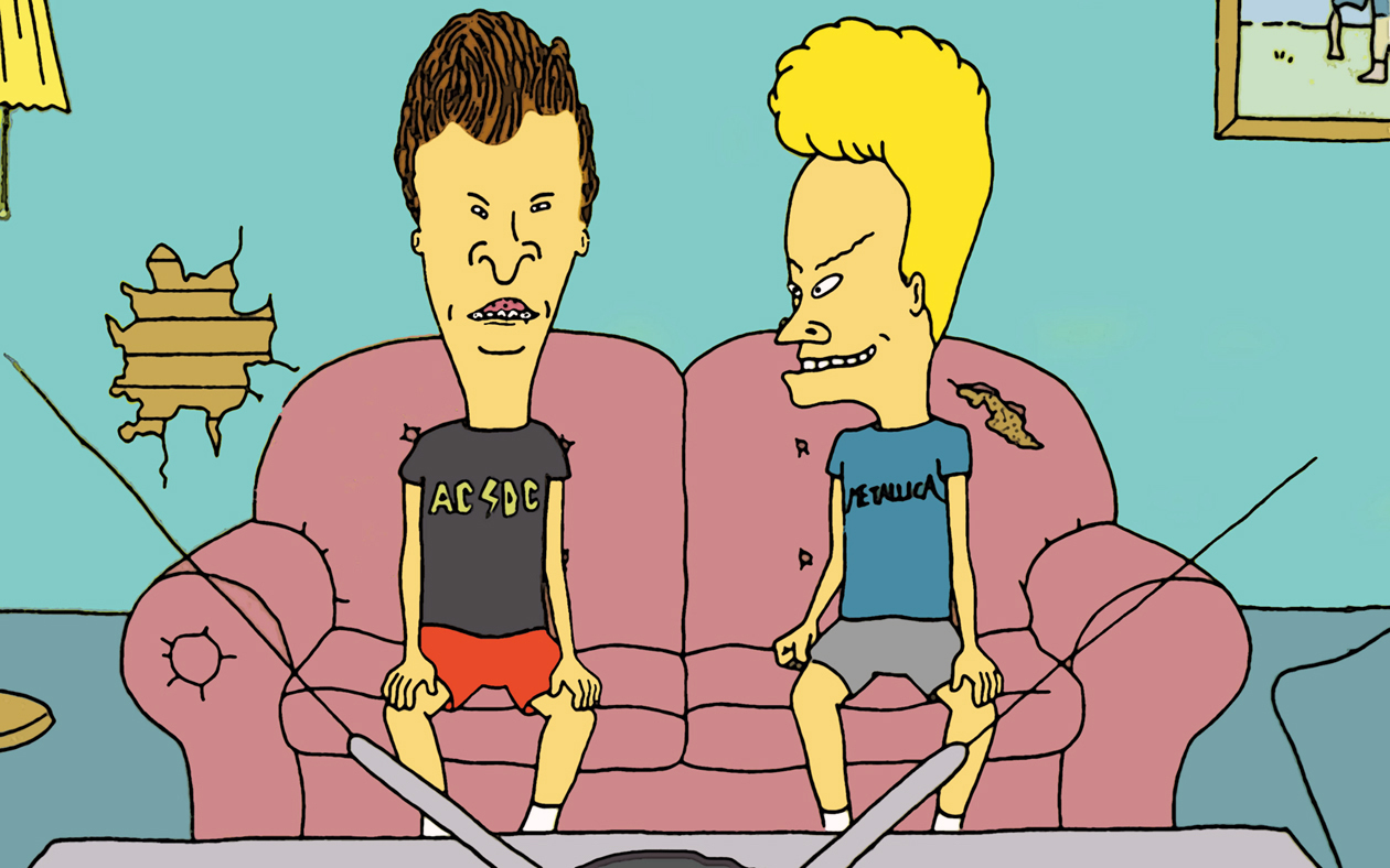 Beavis And Butthead On Couch