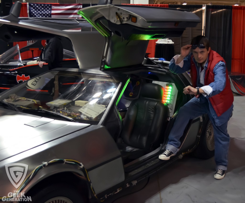 NYCC 2011 - Delorean with Marty