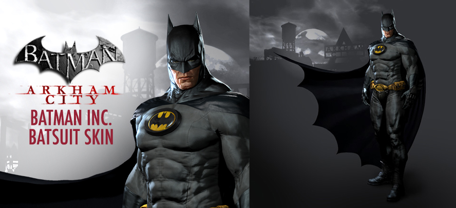 SKIN; Batman; Arkham City; Arkham Origins Batsuit 