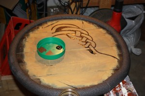 DIY Skyrim guard shield - week 3 - step 6