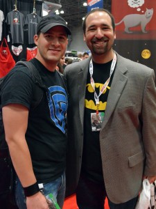Rob with Jason Kaplan from The Howard Stern Show at NYCC 2012