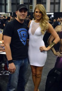 Rob with Kelly Kelly at NYCC 2012