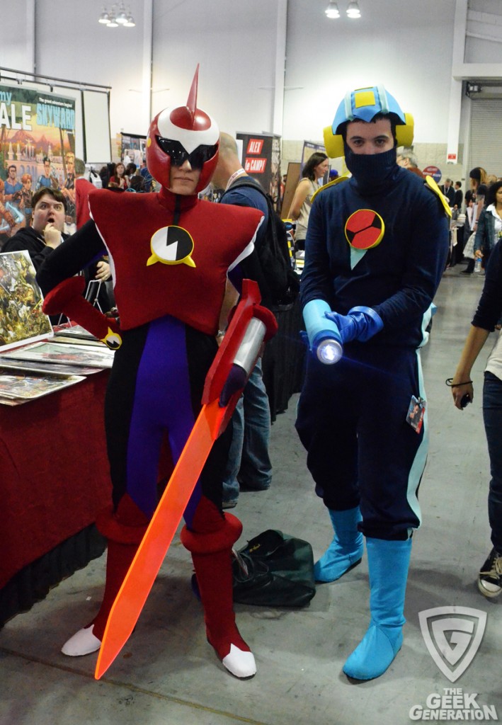 NYCC 2012 - Mega Man and Protoman