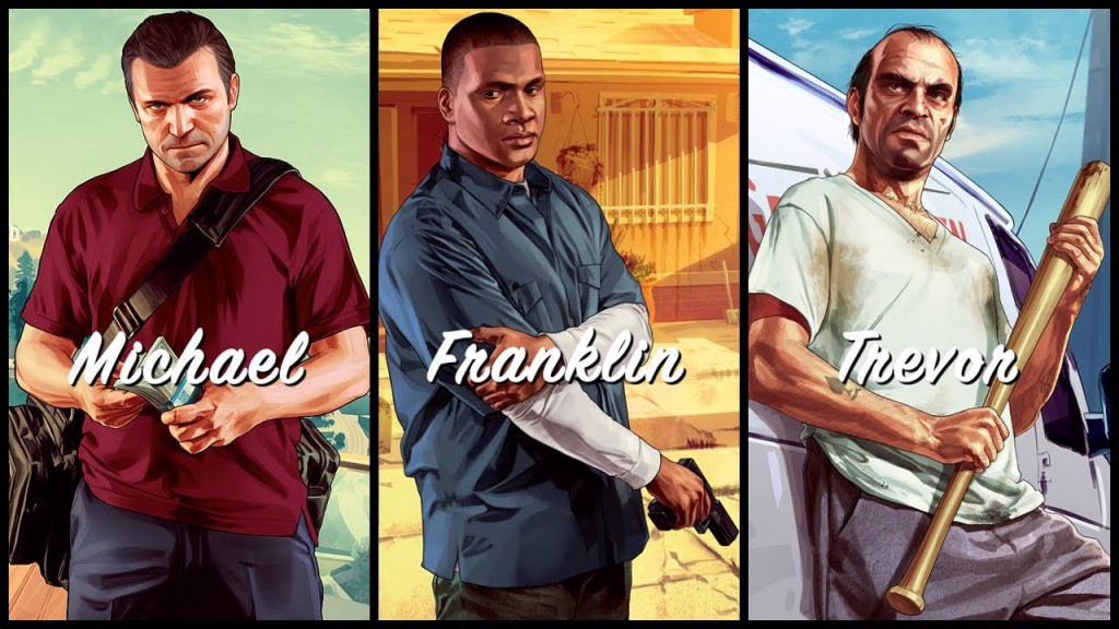 Grand Theft Auto 5 - playable characters