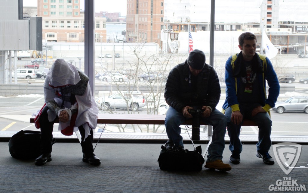PAX East 2013 - Assassins Creed bench
