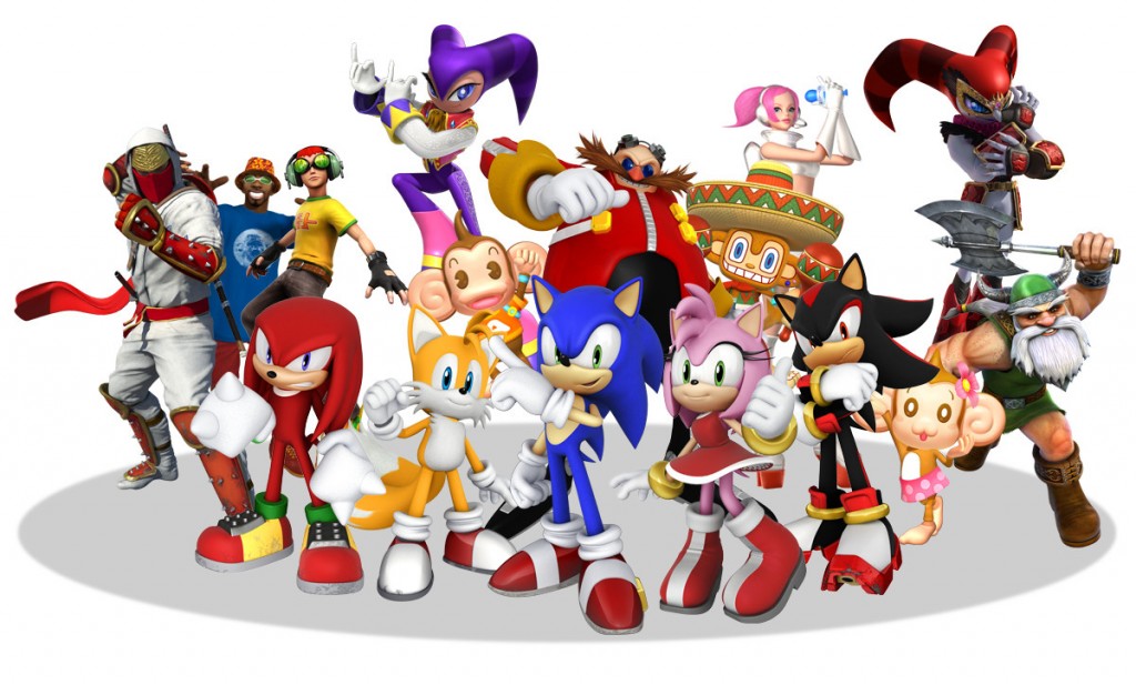 Sonic and All-Stars Racing Transformed - cast