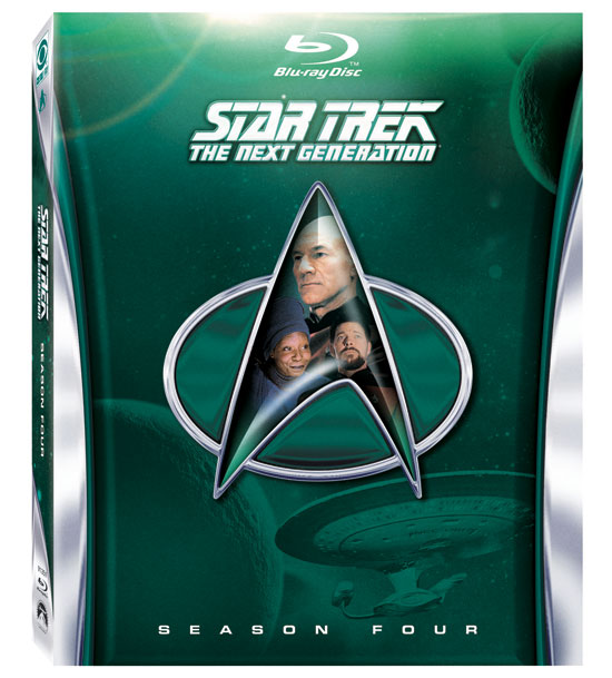 Star Trek The Next Generation - Season 4 blu-ray - cover