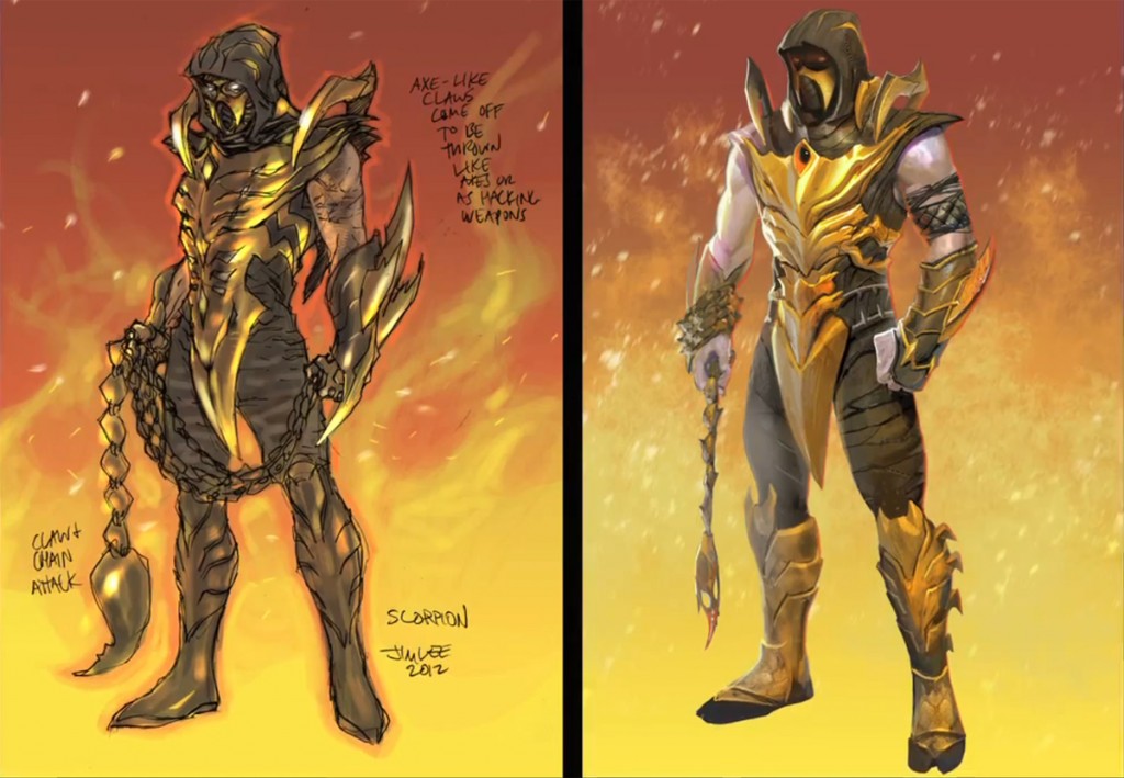 Injustice - Gods Among Us - Scorpion concept art