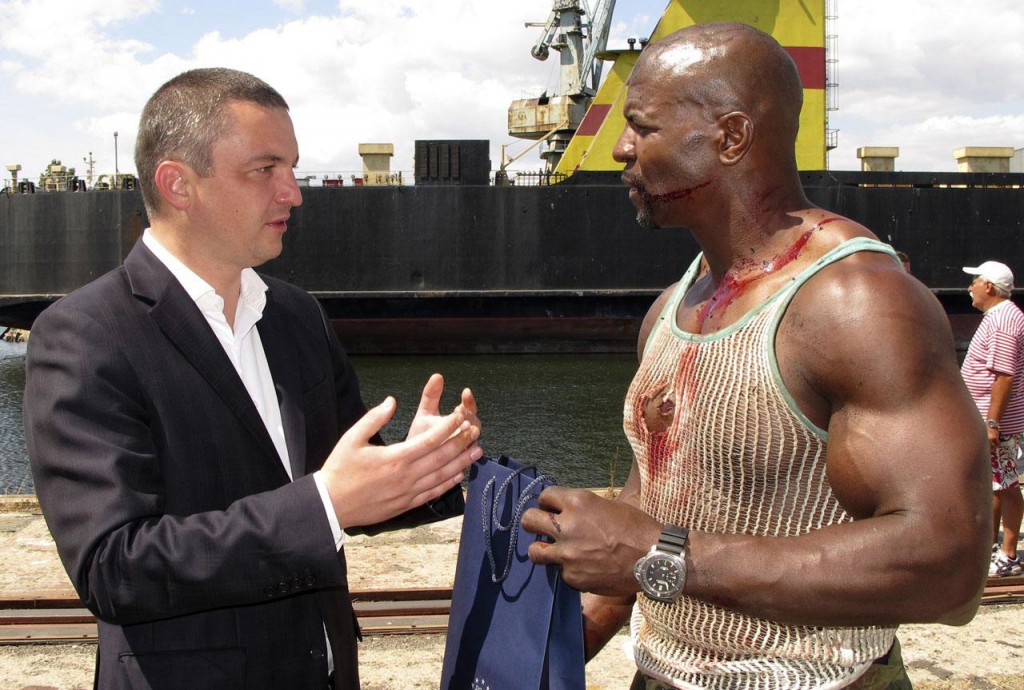 The Expendables 3 - Terry Crews on set