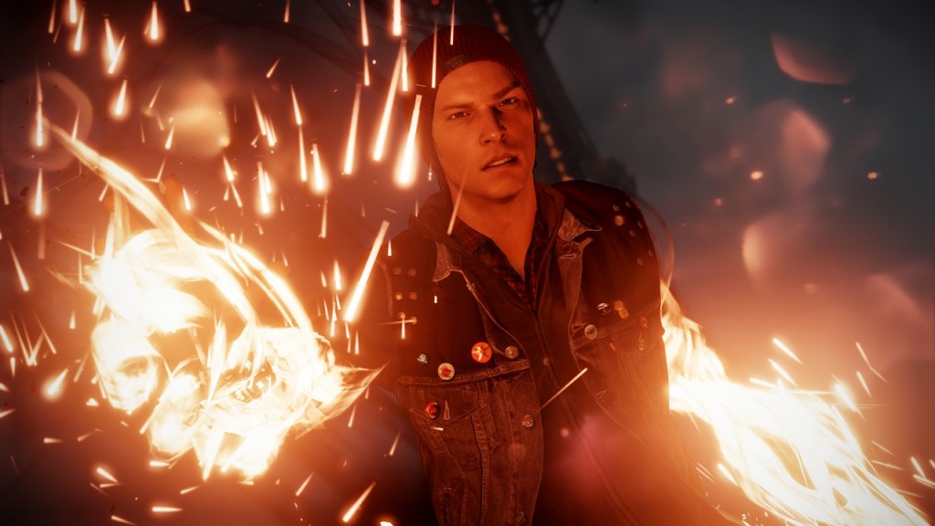 inFAMOUS Second Son - Delsin fire screen