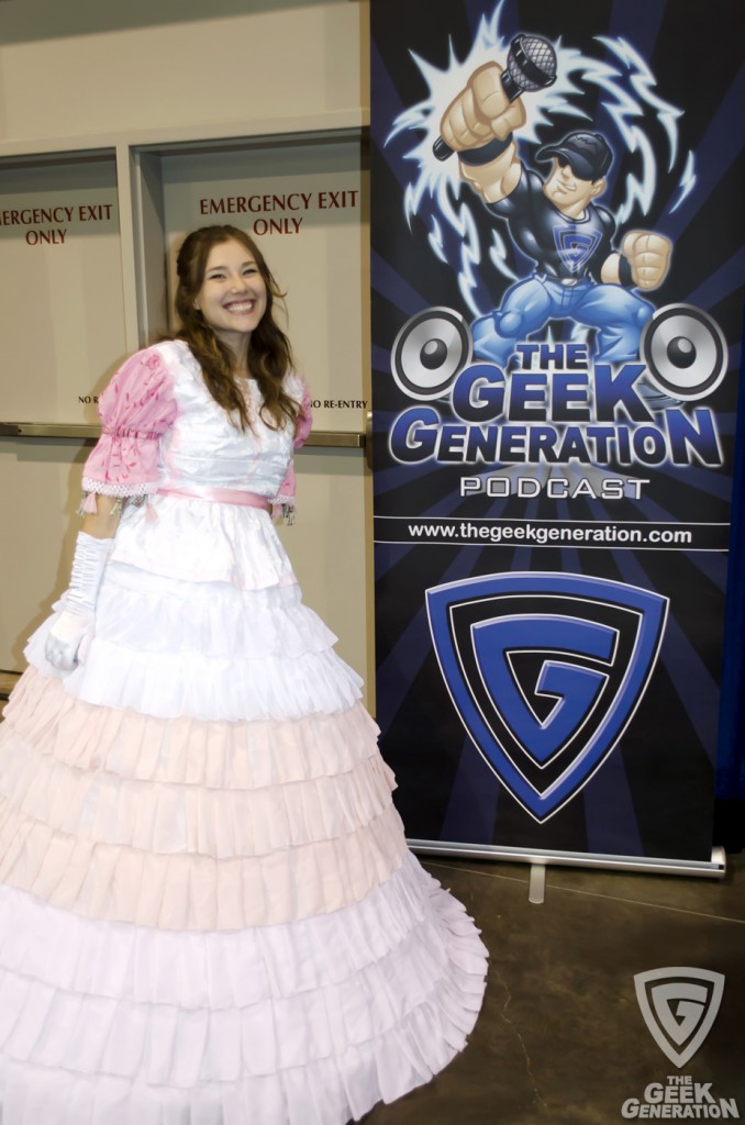 RICC 2013 - Kaylee Frye with banner