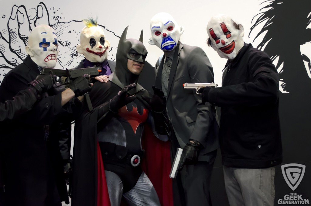 SDCC 2014 Batman - Joker gang