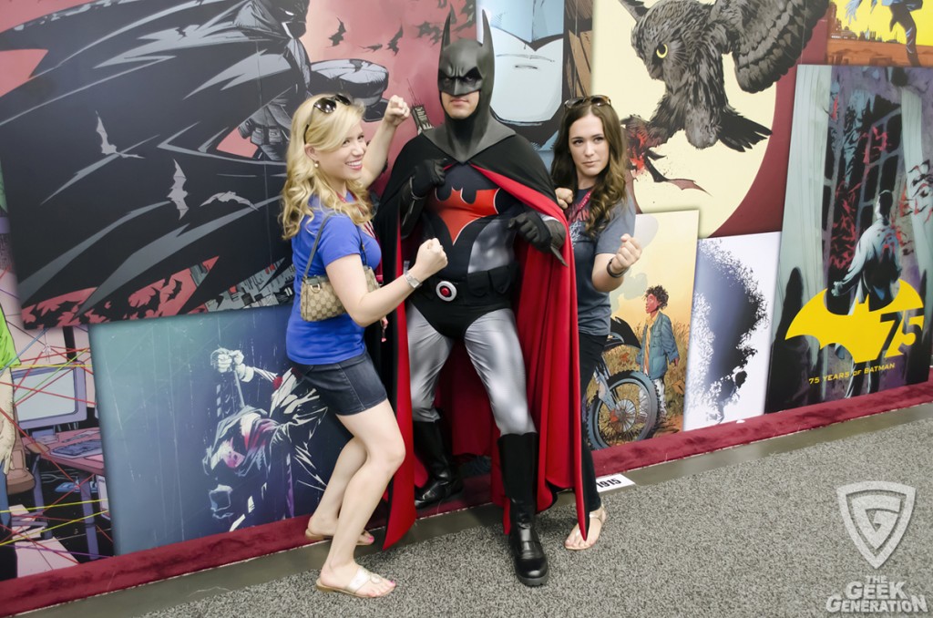 SDCC 2014 Batman - fan - DC booth