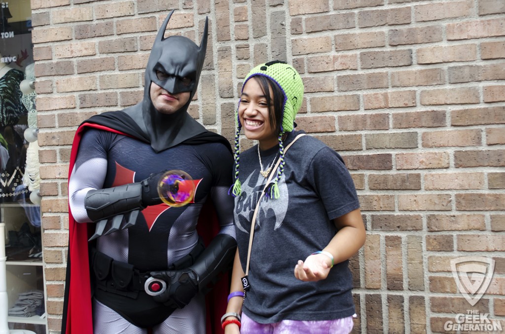 SDCC 2014 Batman - fan - Riddler hat