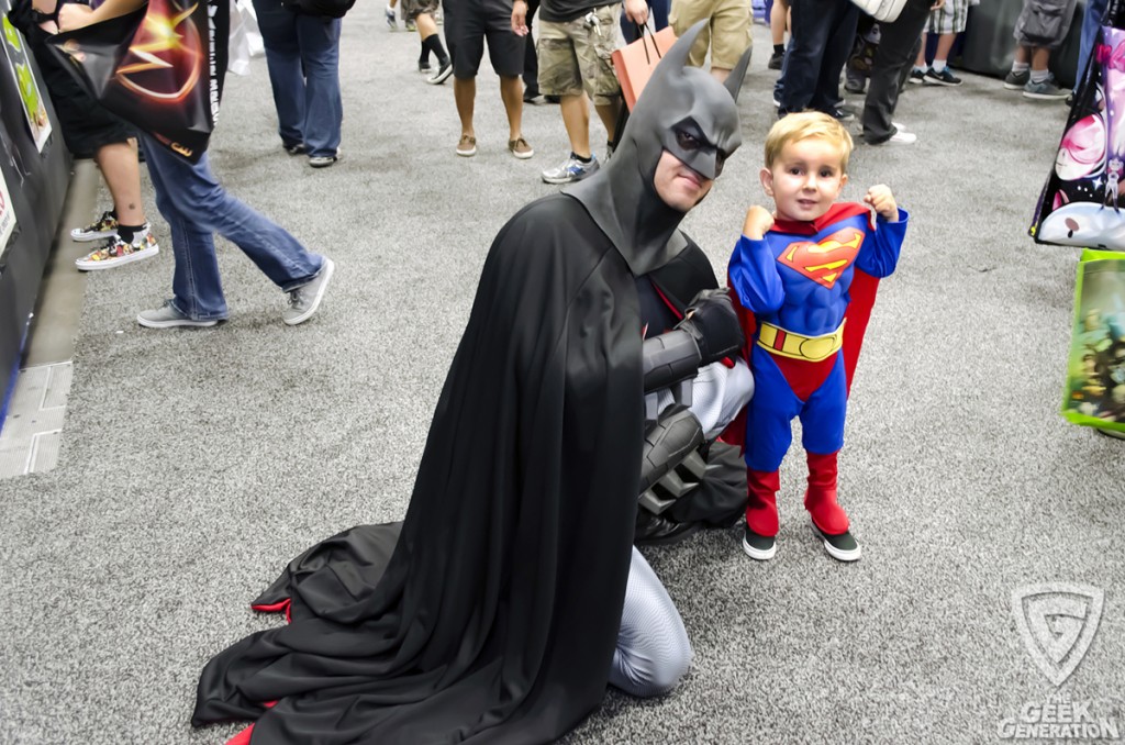 SDCC 2014 Batman - little Superman