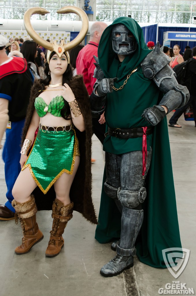 SDCC 2014 - Doom and Lady Loki