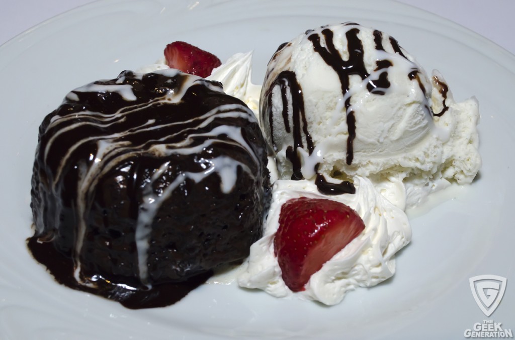 SDCC 2014 - Fogo De Chao - molten lava cake