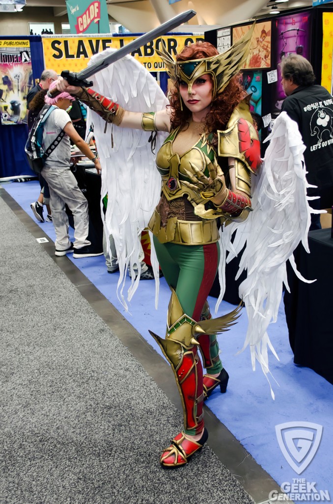 SDCC 2014 - Hawkgirl - armored