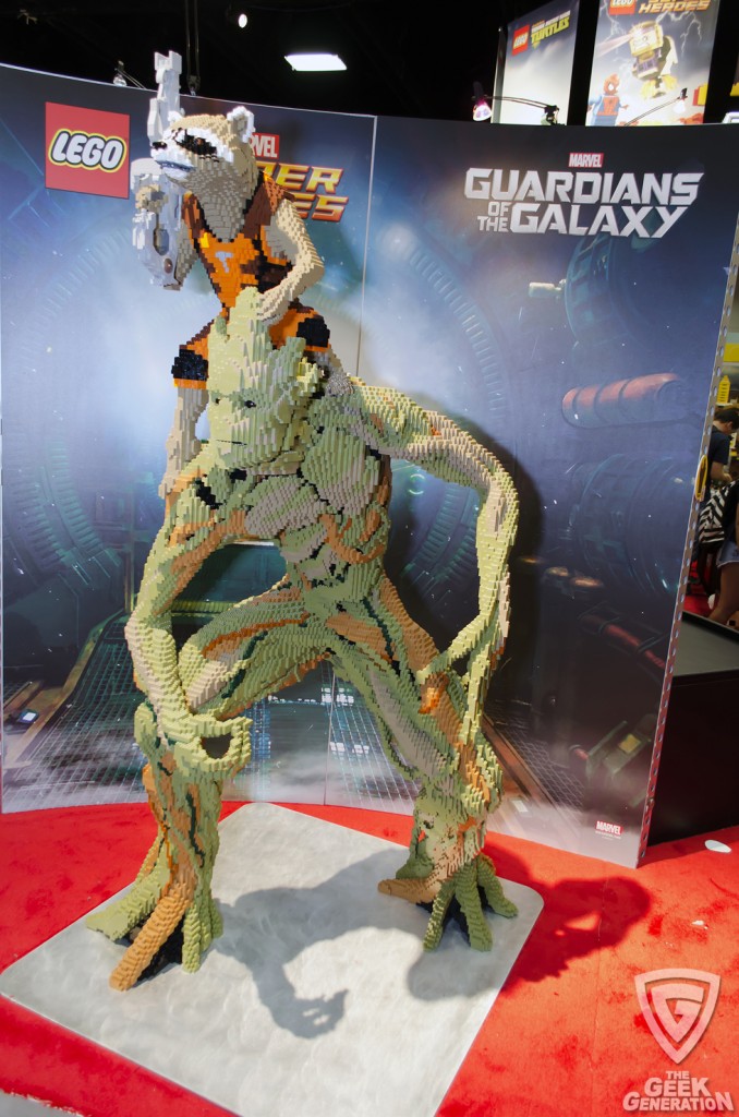 SDCC 2014 - LEGO Rocket and Groot