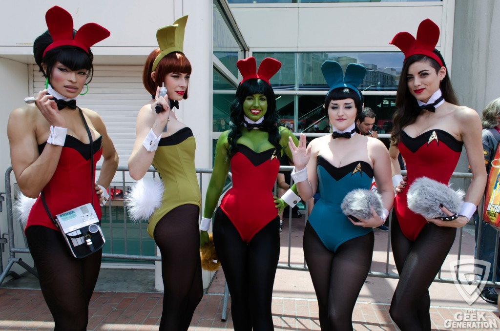 SDCC 2014 - Trek bunnies - Chloe Dykstra - LeeAnna Vamp