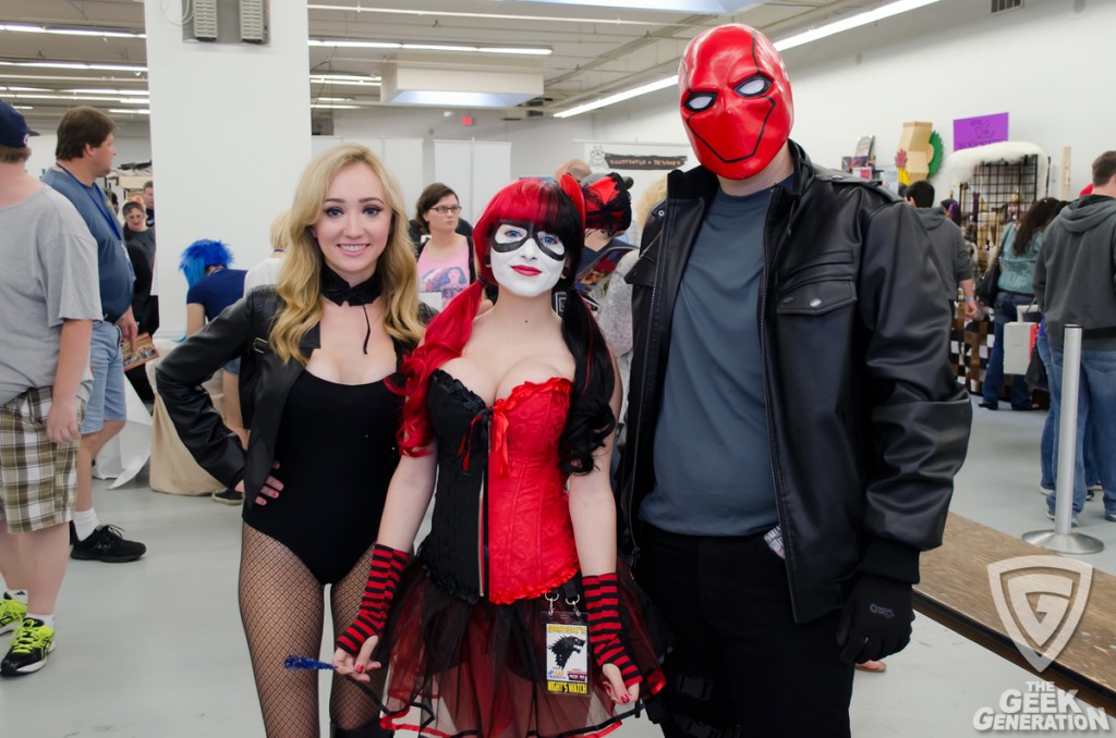 GraniteCon 2014 - Black Canary Harley and Red Hood