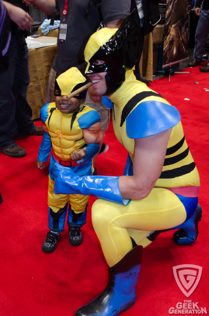 NYCC 2013 - Wolverine and little Wolverine