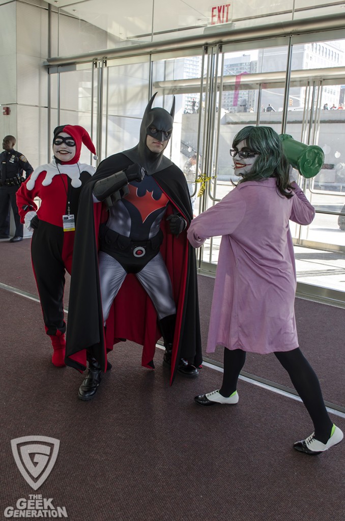 NYCC 2014 Batman - fem Joker and Harley