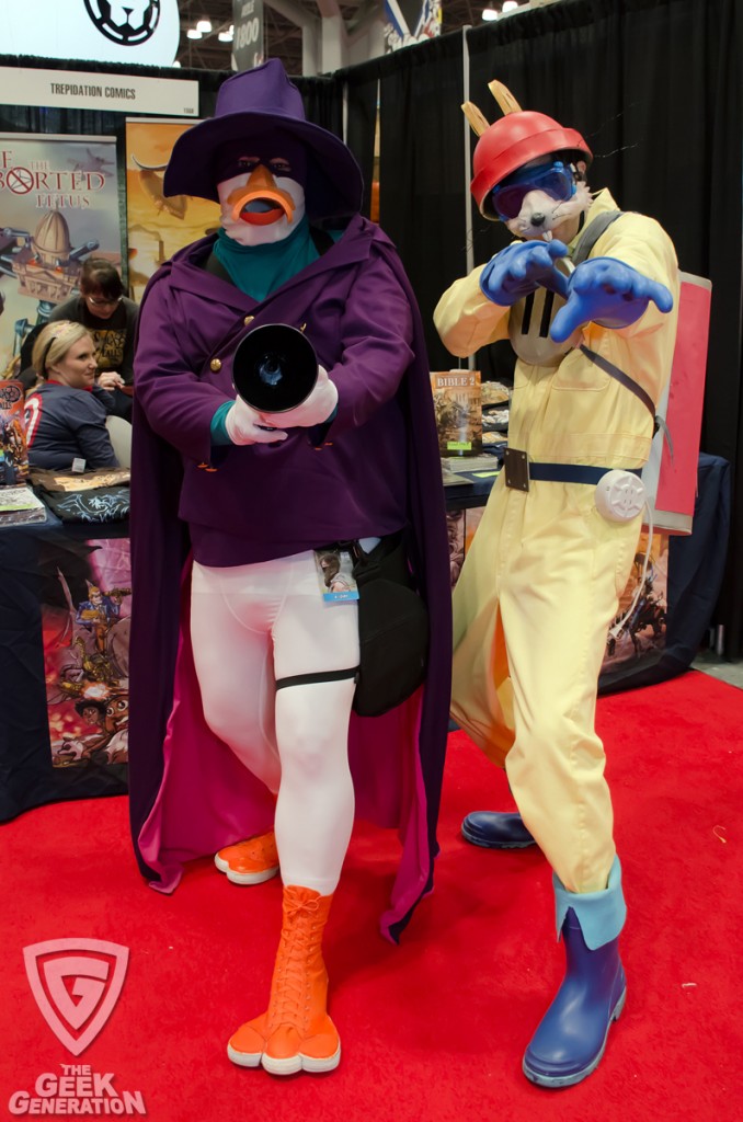 NYCC 2014 - Darkwing Duck and Megavolt