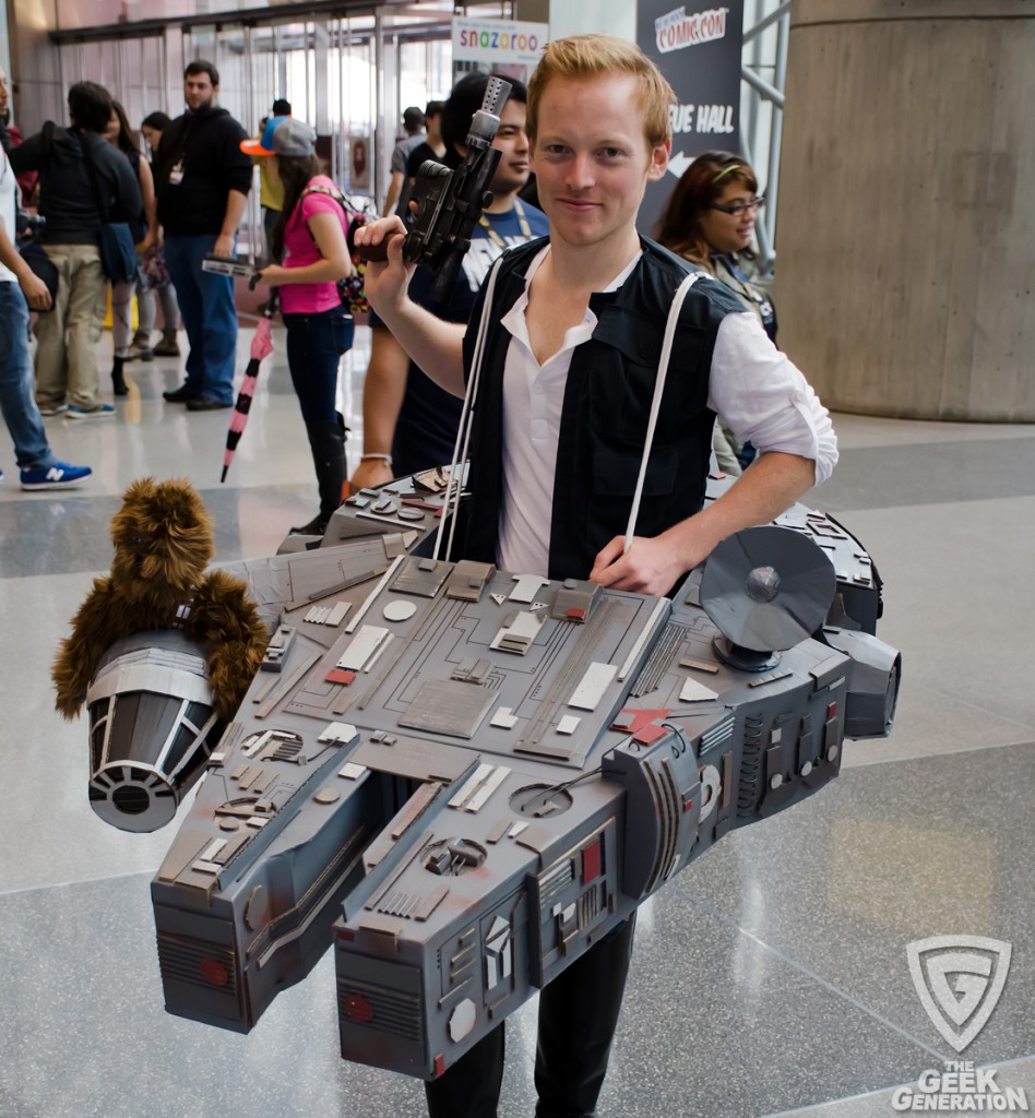 NYCC 2014 - Han Solo in the Falcon