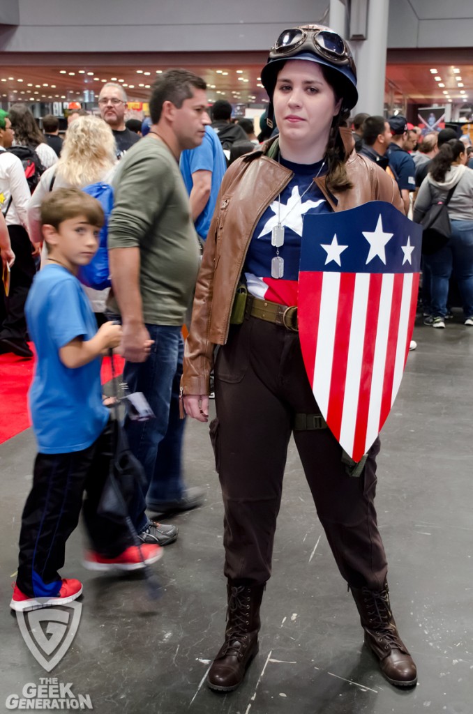NYCC 2014 - female Captain America