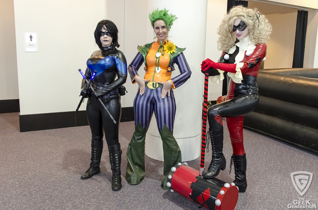 RICC 2014 - latex Nightwing Joker and Harley Quinn