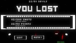 You Lost Screen