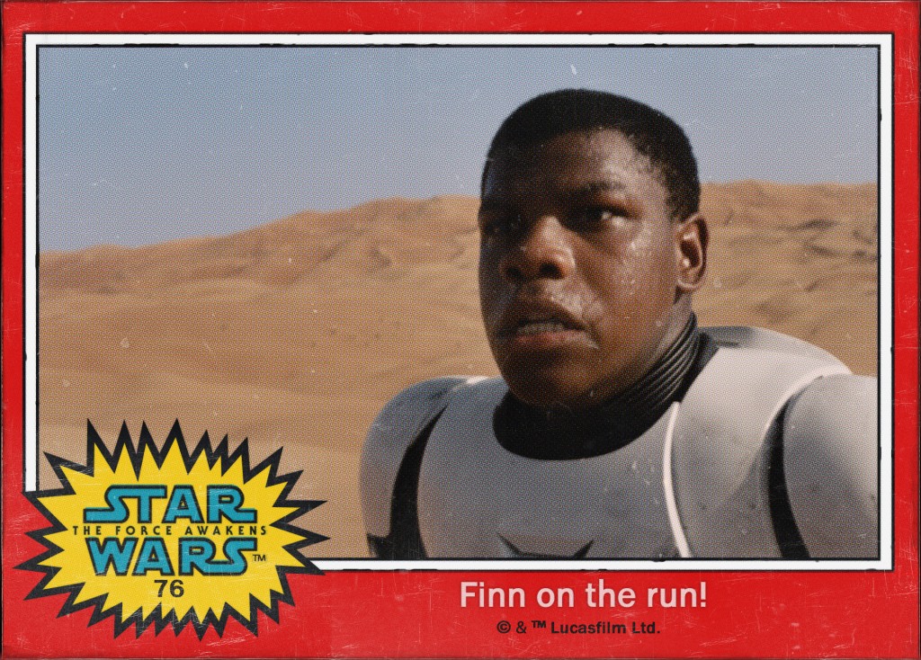 Star Wars The Force Awakens - trading card - Finn