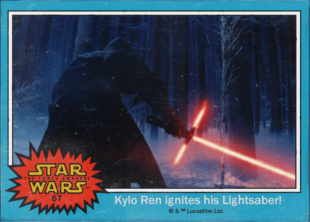 Star Wars The Force Awakens - trading card - Kylo Ren