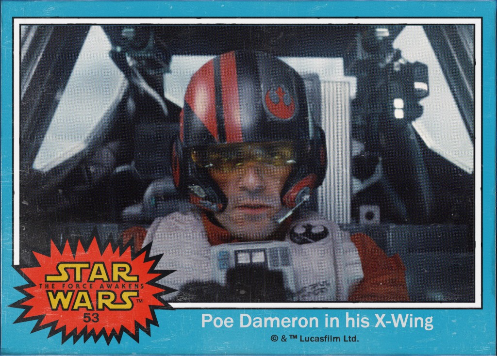 Star Wars The Force Awakens - trading card - Poe Dameron