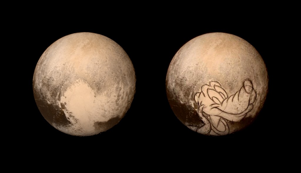 Pluto flyby meme