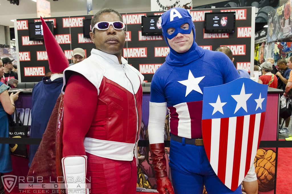 SDCC 2015 - Falcon and Captain America