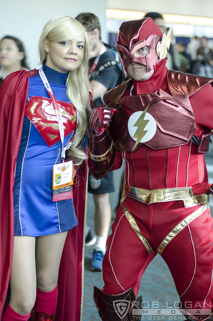 SDCC 2015 - Supergirl and Flash