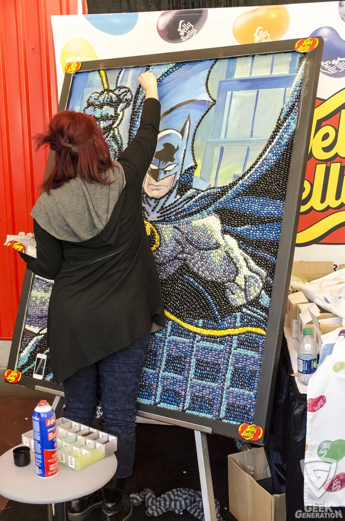 NYCC 2015 - Jelly Belly Batman in progress