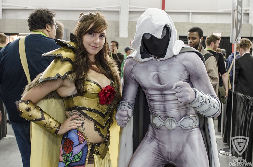 NYCC 2015 - armored Belle and Moon Knight