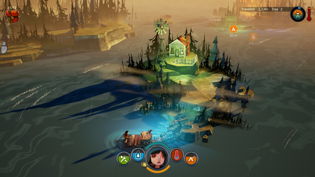 The Flame in the Flood - farm dock